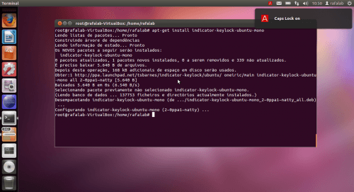 Post Indicator Tema Ubuntu mono