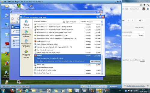 Wubi - Adicionar-Remover Programas