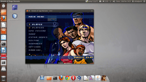 UbuntuGames SOR - Main Menu