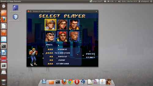 UbuntuGames SOR - Select Player