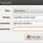 Como criar um atalho no desktop do Ubuntu 12.04