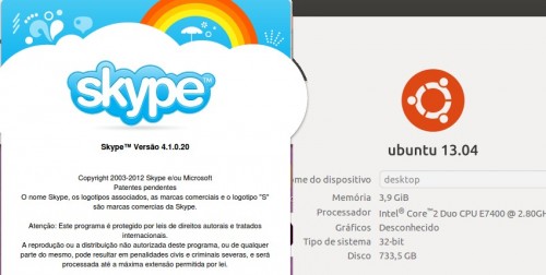 Skype 4.1 no Ubuntu 13.04