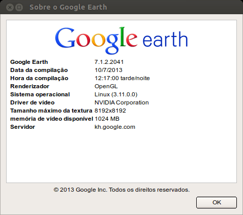 Google Earth no Ubuntu 13.10